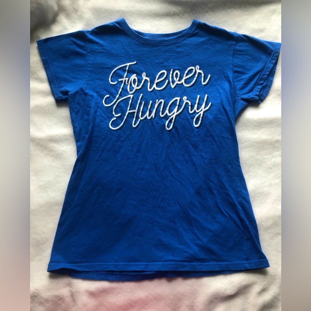 Blue "Forever Hungry" T-Shirt